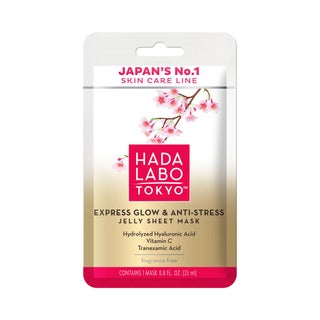Hada Labo Tokyo Express Glow & Anti Stress Jelly Face Sheet Mask 23ml