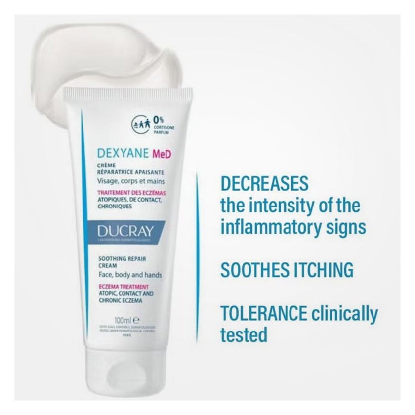 Ducray Dexyane Med Soothing Repair Cream 100ml - PROMO PACK
