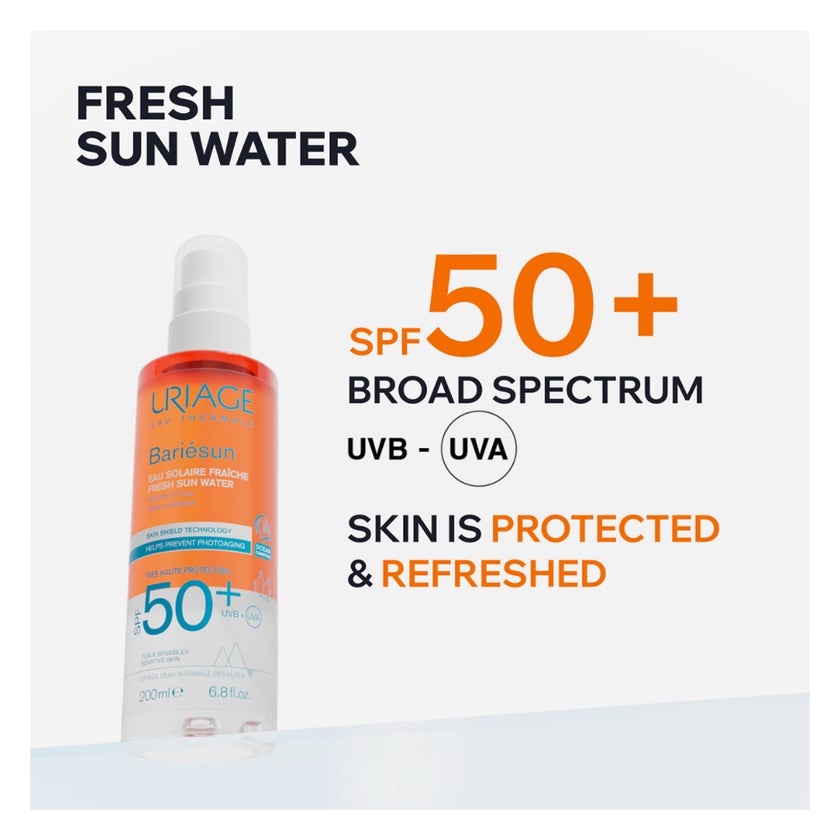 Uriage Bariesun SPF 50+ Invisible Fresh Sun Water Spray - 200ml