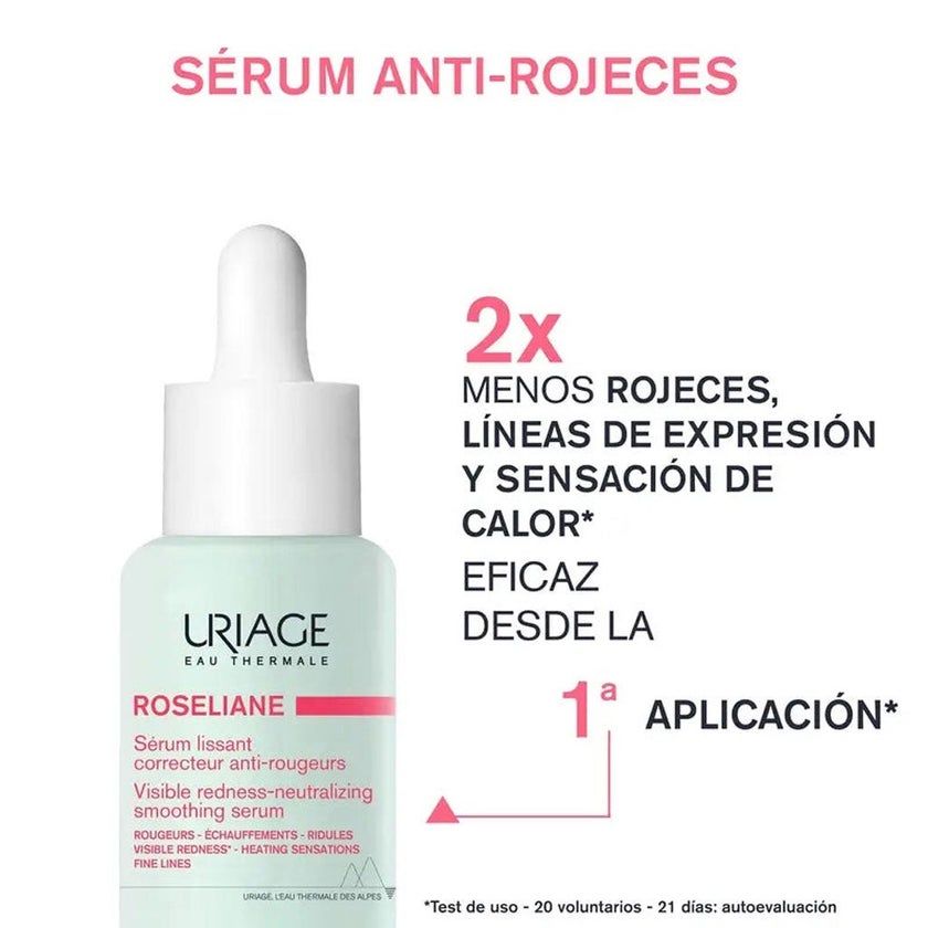 Uriage Roseliane Visible Redness Neutralizing Smoothing Serum 30ml
