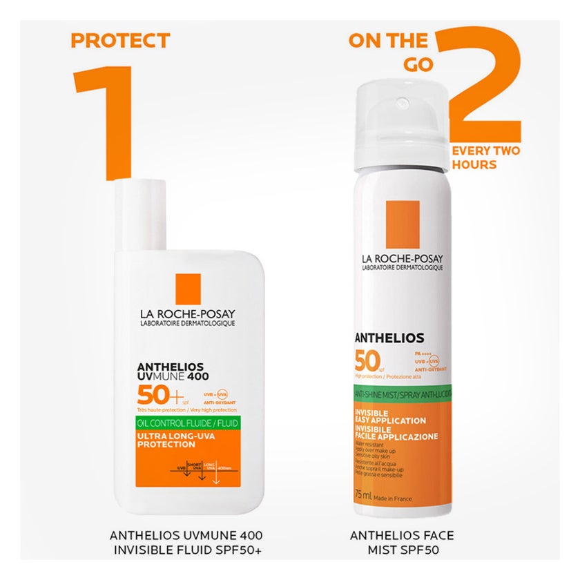 La Roche-Posay Anthelios SPF 50+ UVMune 400 Oil Control Fluid - 50ml