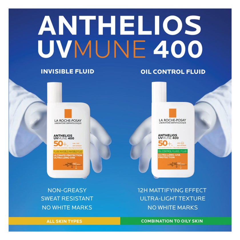 La Roche-Posay Anthelios SPF 50+ UVMune 400 Oil Control Fluid - 50ml