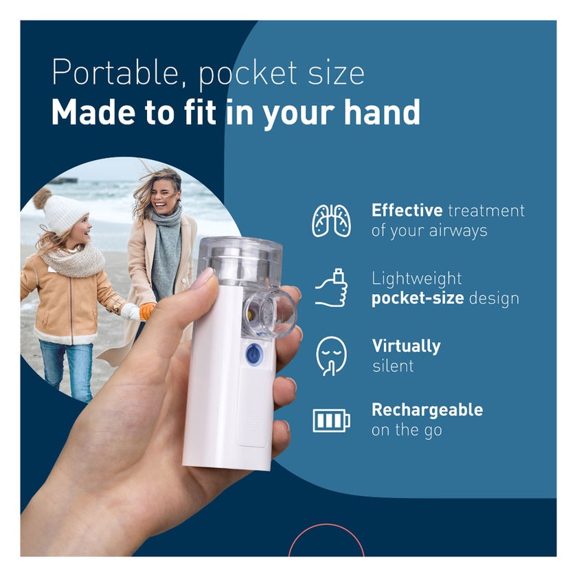Omron Mini Air 360+ Portable Mesh Nebulizer