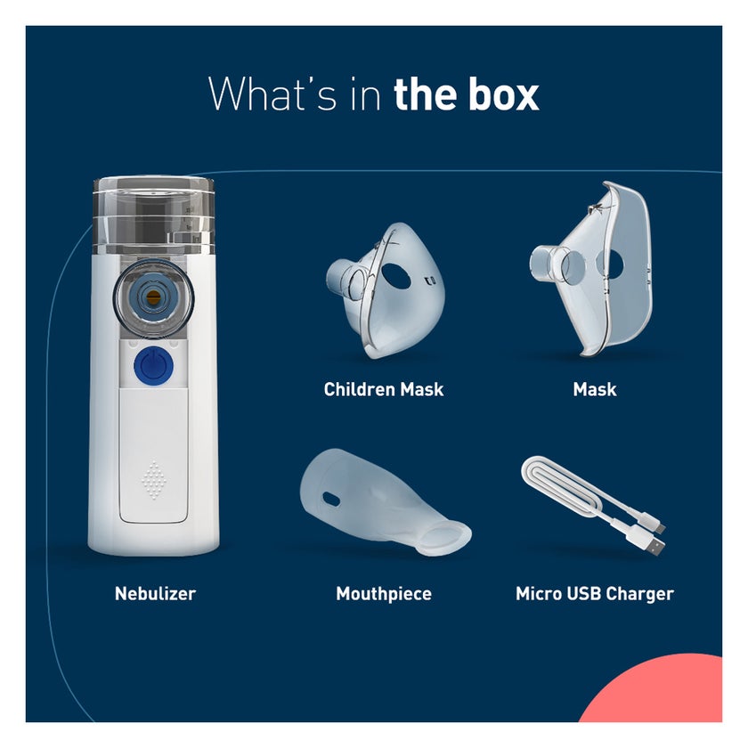 Omron Mini Air 360+ Portable Mesh Nebulizer