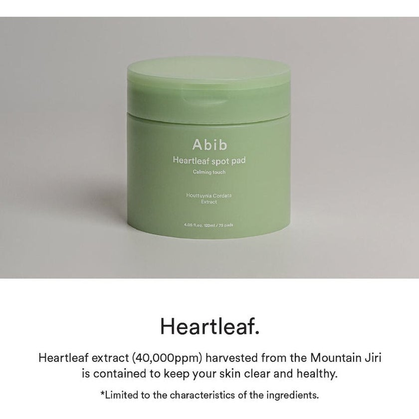 Abib Heartleaf Spot Pad Calming Touch, Pack of 80's