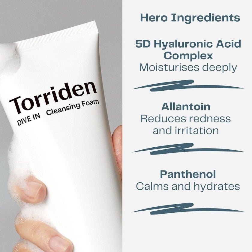 Torriden Dive In Hyaluronic Acid Cleansing Foam 150ml
