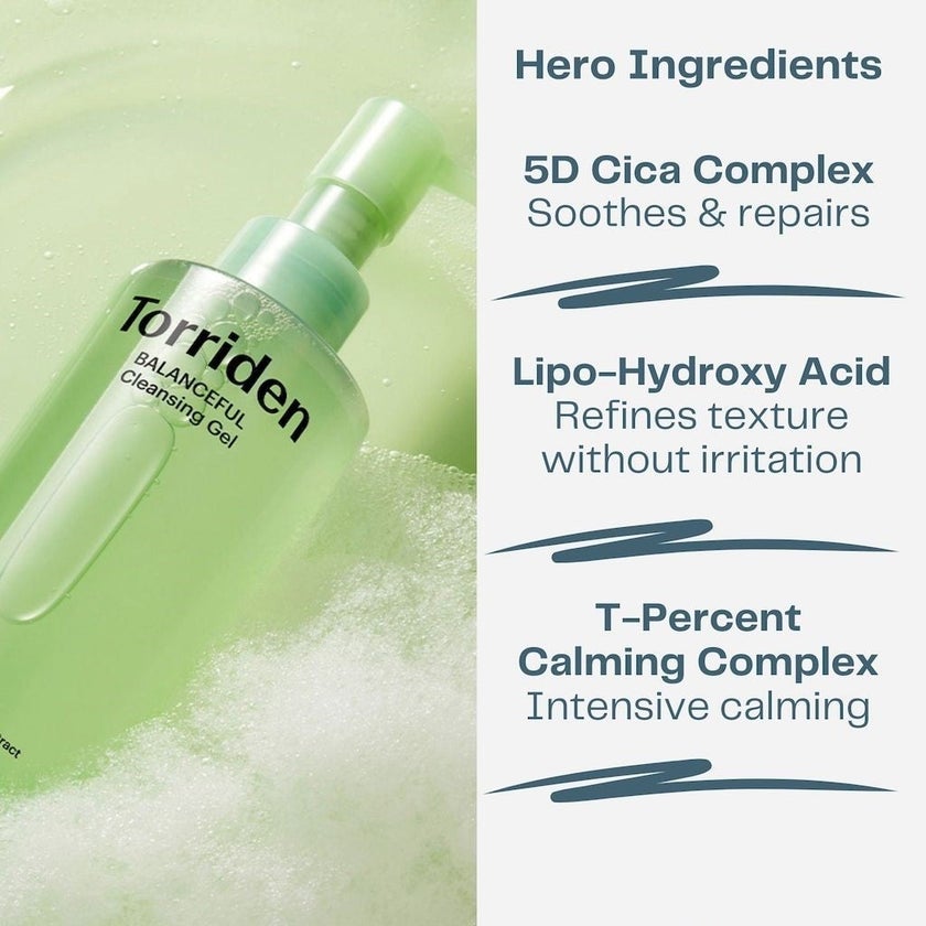 Torriden Balanceful Cica Cleansing Gel 200ml