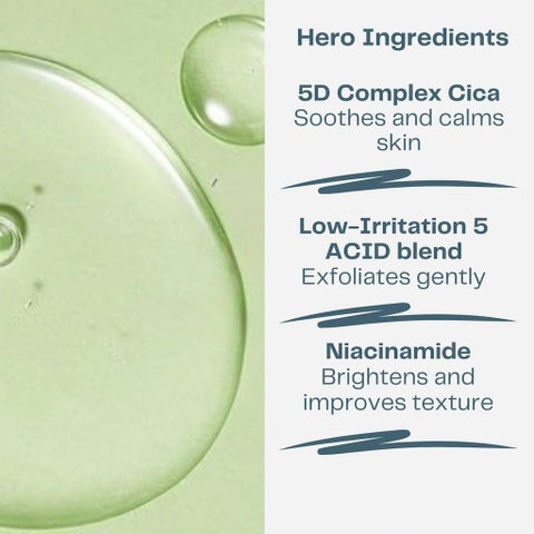 Torriden Balanceful Cica + 5 Acid Skin Peeling Toner 250ml