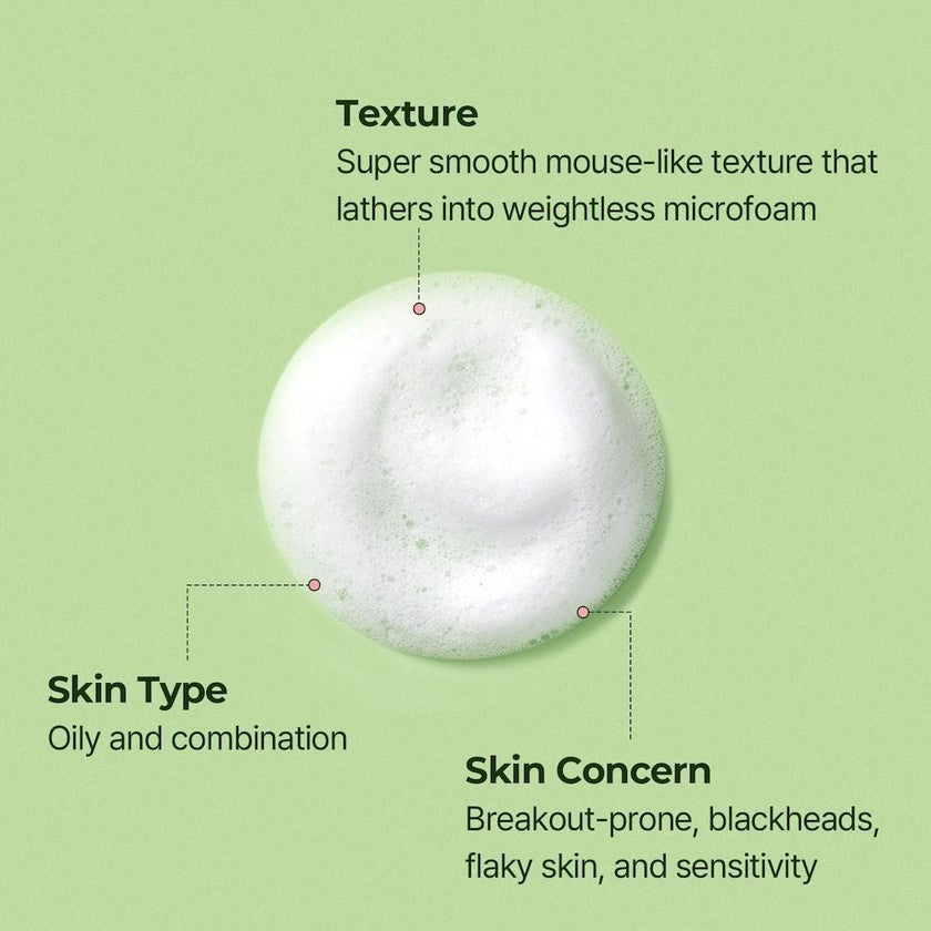 Torriden Balanceful Cica + Salicylic Acid Pore Cleansing Foam 150ml