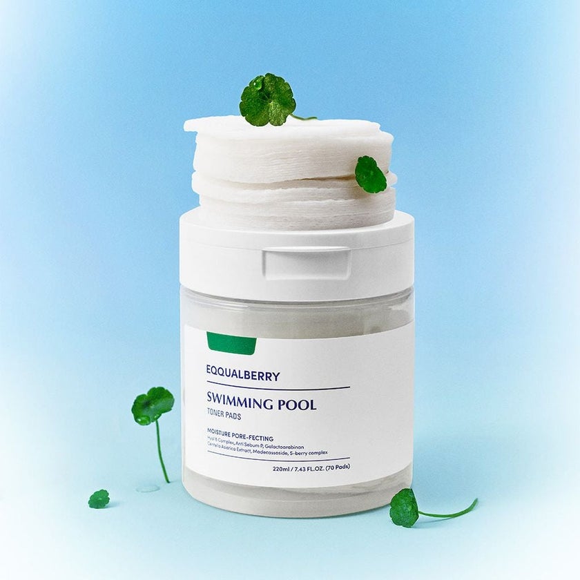 Eqqualberry Swimming Pool Toner Pads 220ml, Pack of 70's