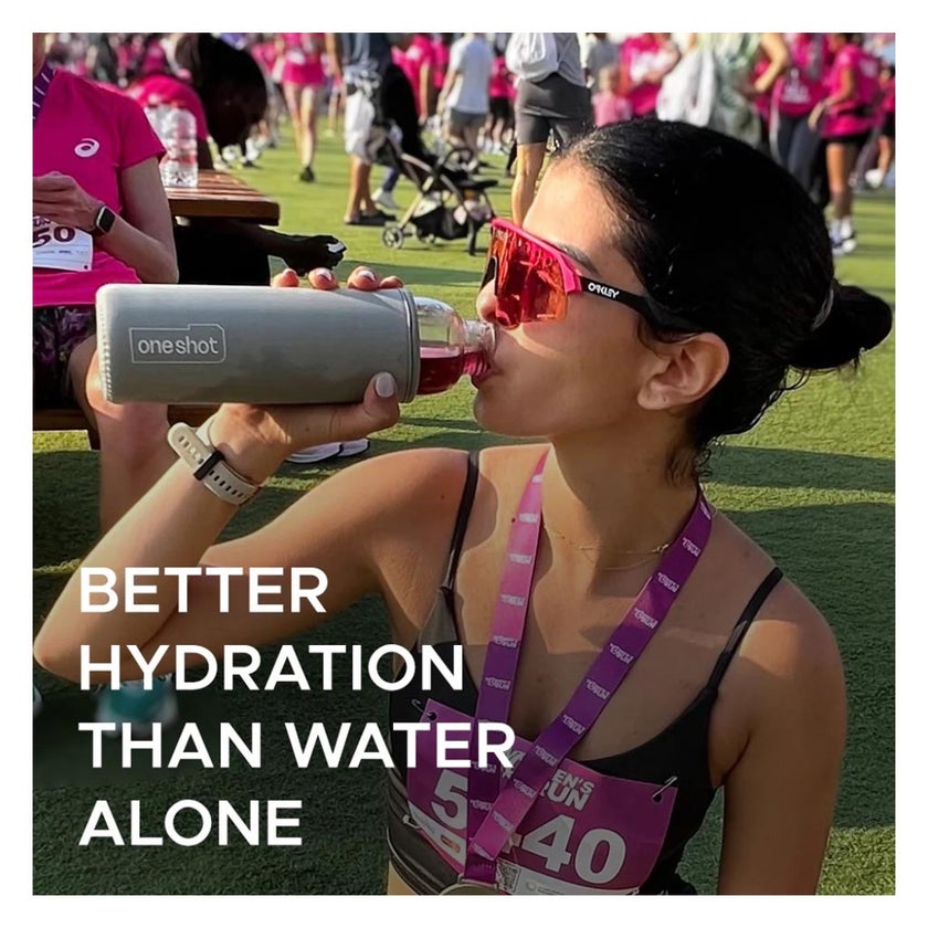 Oneshot Hydrate Rumman Twist Electrolyte & Vitamin Drink Sticks, Pack of 14's