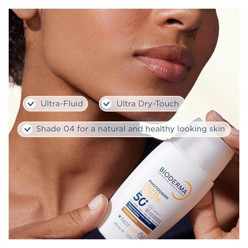 Bioderma Photoderm Xdefense Ultra Fluid SPF50+ Sunscreen 40ml - Shade 04 Brown Tinted