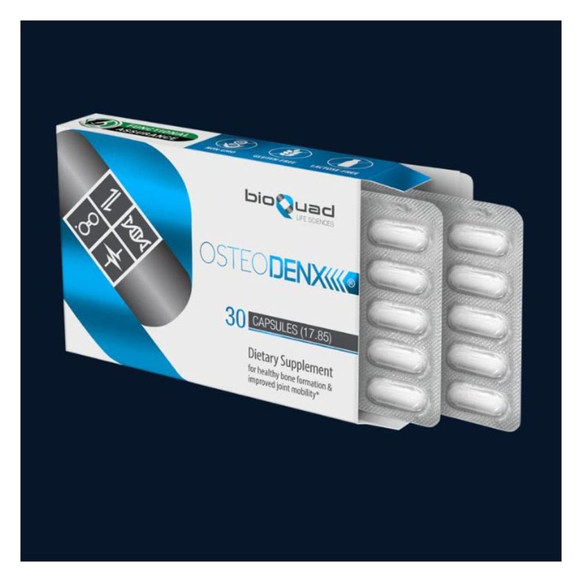 BioQuad Osteodenx Dietary Supplement Capsules For Bone & Joint Support, Pack of 30’s