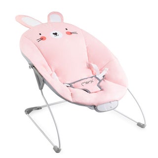 MoMi Glossy Baby Bouncer - Pink Bunny