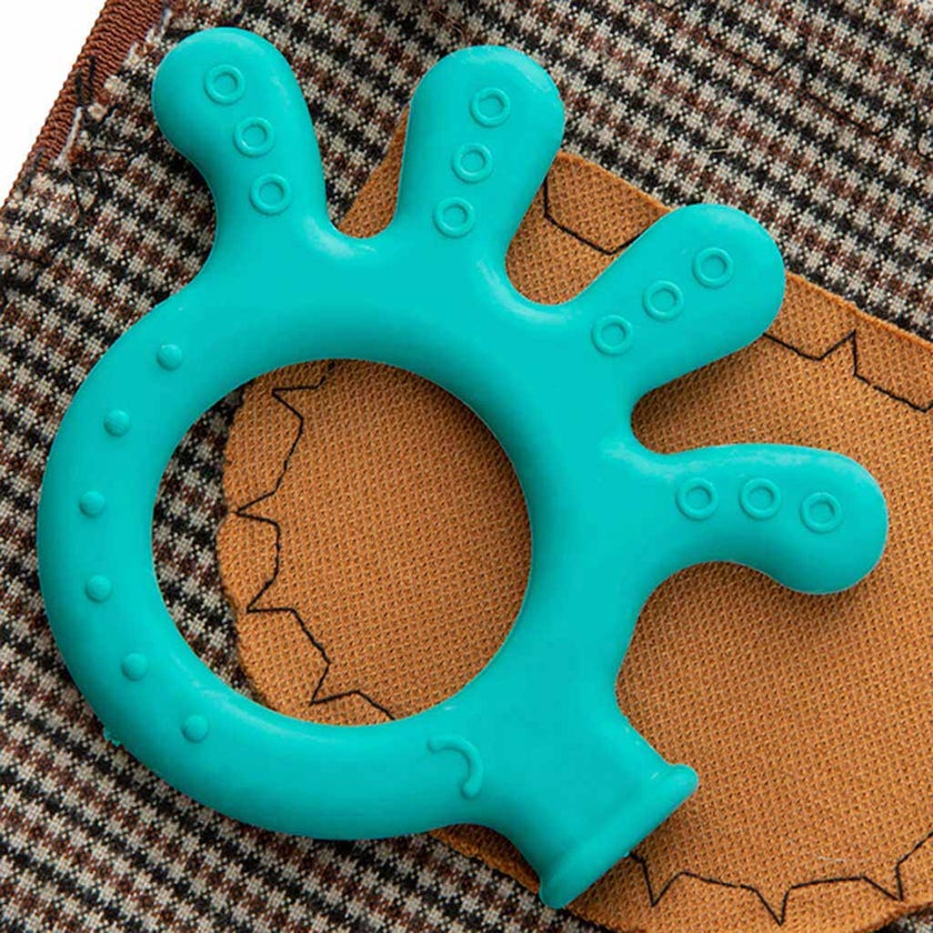 Babyjem Baby Teethering Octopus Gloves For 3+ Month - Green 