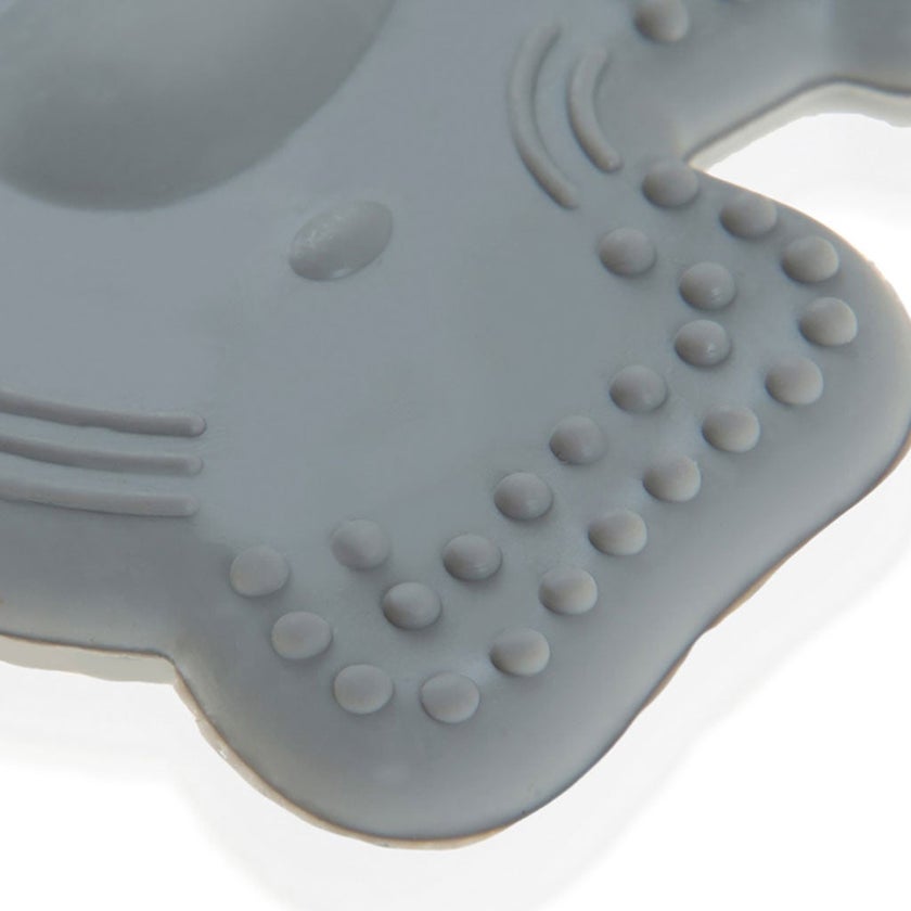 Babyjem Baby Teethering Elephant Gloves For 3+ Month - Grey