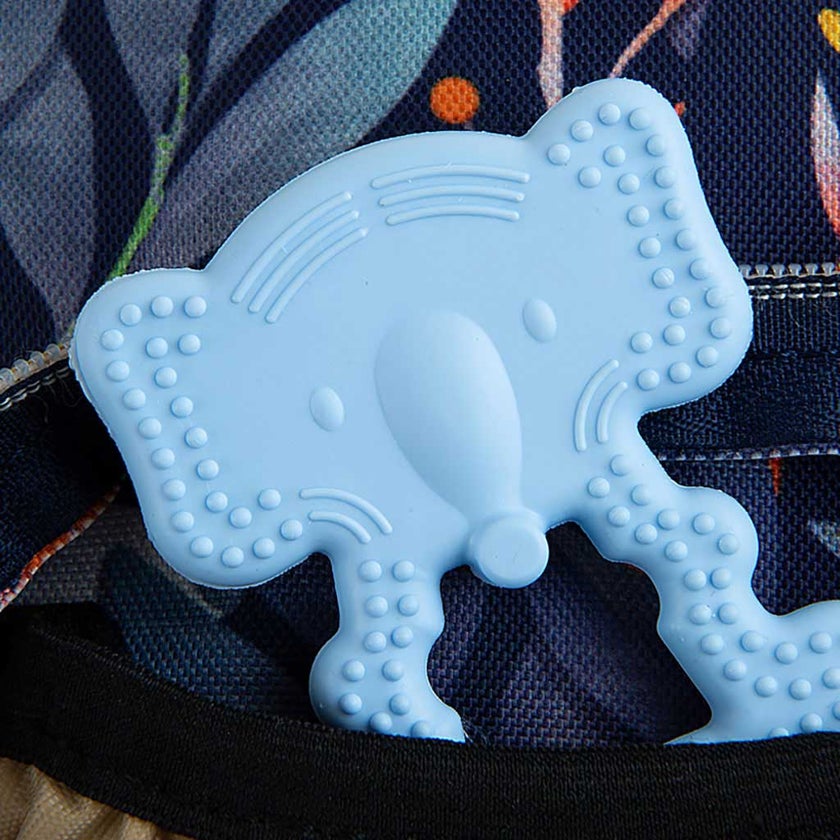 Babyjem Baby Teethering Elephant Gloves For 3+ Month - Blue