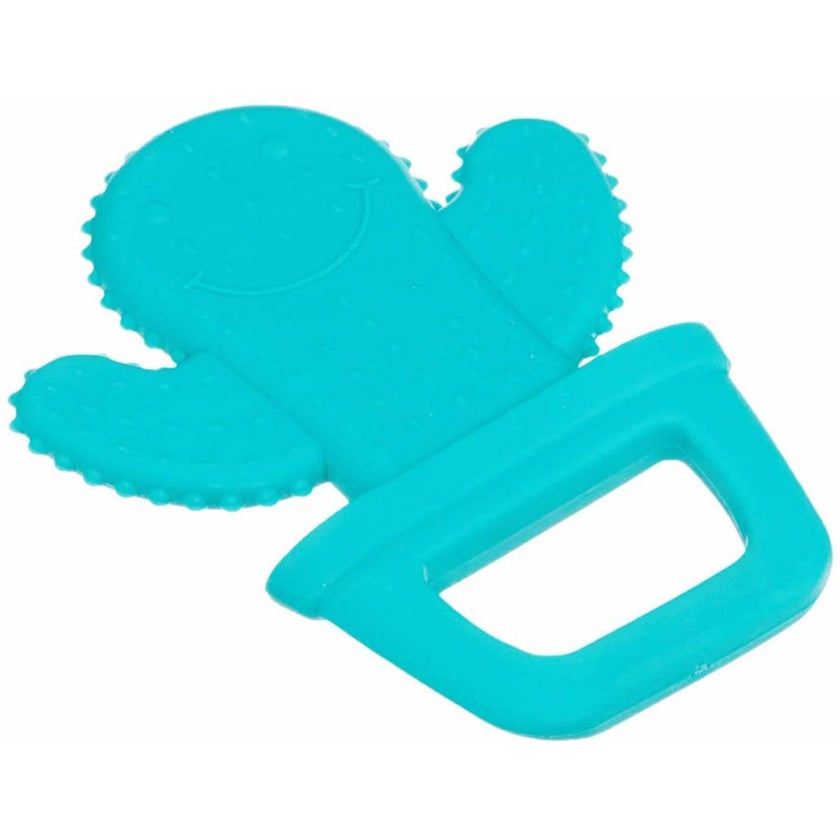 Babyjem Soft Teether Cactus Shape, For 3+ Months Baby - Green