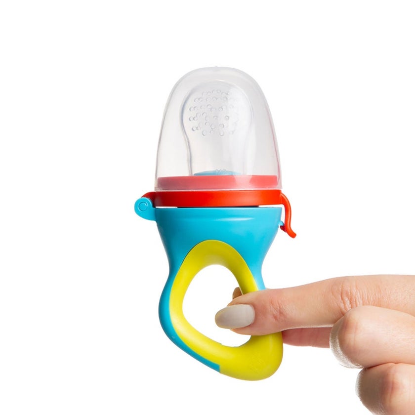 Babyjem Soft Silicone Fruit & Vegetable Feeder Pacifier For 6+ Months Baby - Multicolor