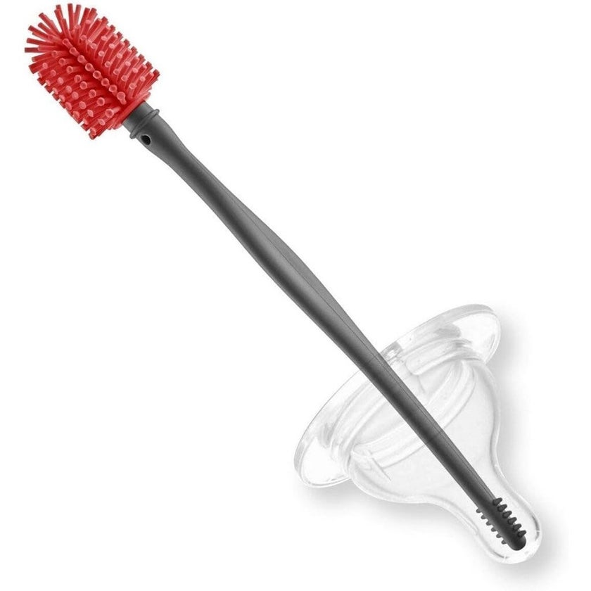 Babyjem Baby Bottle & Pacifier Cleaning Brush - Red