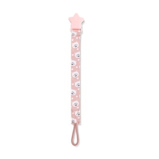 Babyjem Printed Baby Pacifier Holder - Pink