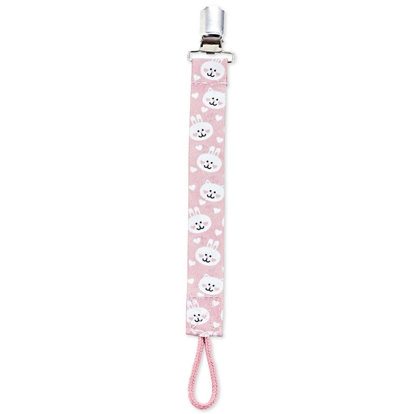 Babyjem Printed Baby Pacifier Holder - Pink