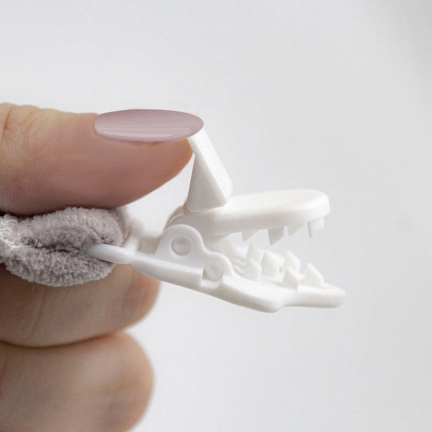 Babyjem Baby Pacifier Holder Moon, Color - Grey