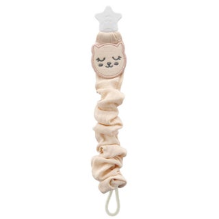 Babyjem Baby Pacifier Holder Cat, Color - Peach