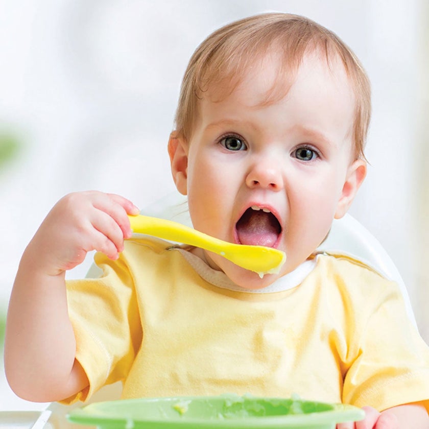 Babyjem Transparent Cup Spoons For 4+ Months Baby - Multicolor, Pack of 5’s