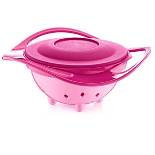 Babyjem No Spill Amazing Feeding Bowl For 6+ Months Baby - Pink