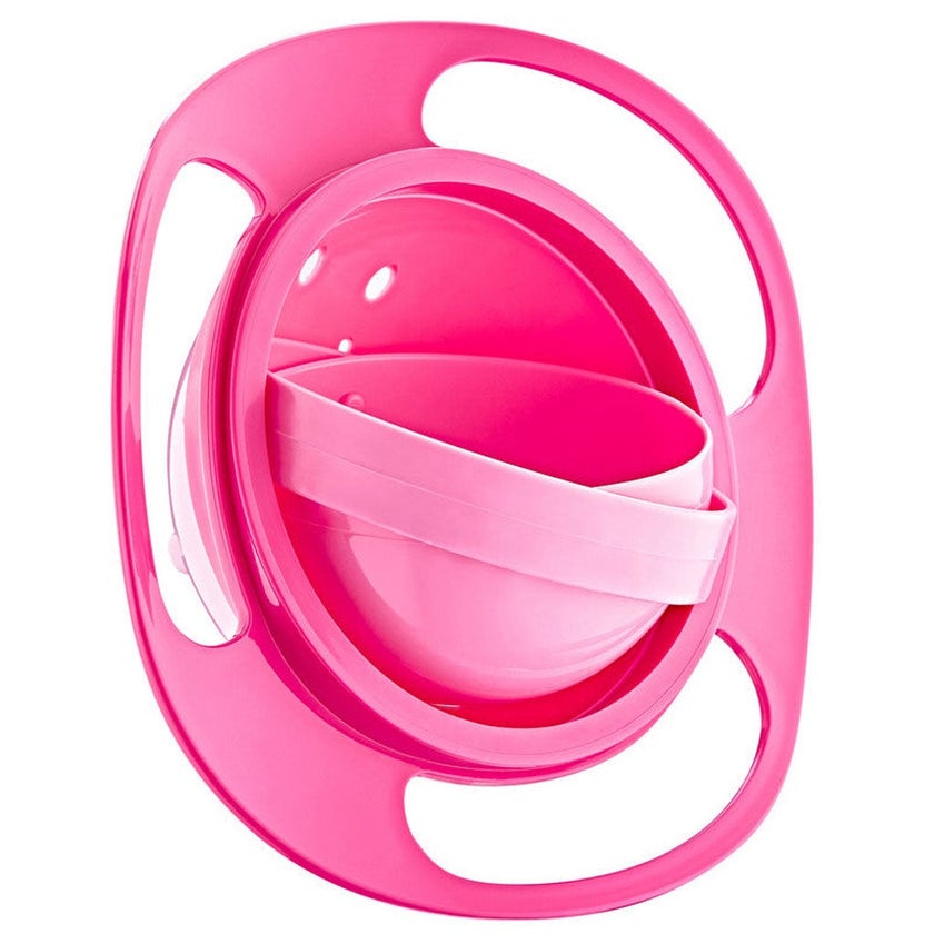 Babyjem No Spill Amazing Feeding Bowl For 6+ Months Baby - Pink