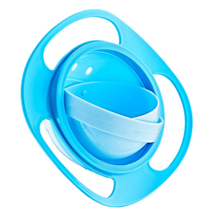 Babyjem No Spill Amazing Feeding Bowl For 6+ Months Baby - Blue