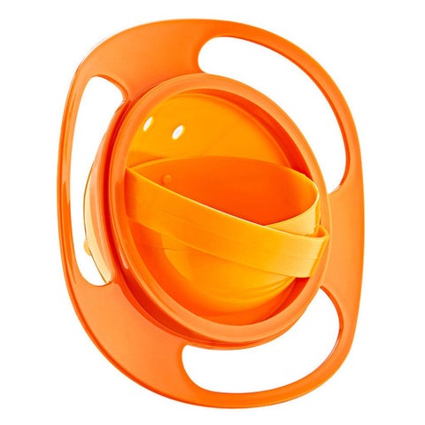 Babyjem No Spill Amazing Feeding Bowl For 6+ Months Baby - Orange