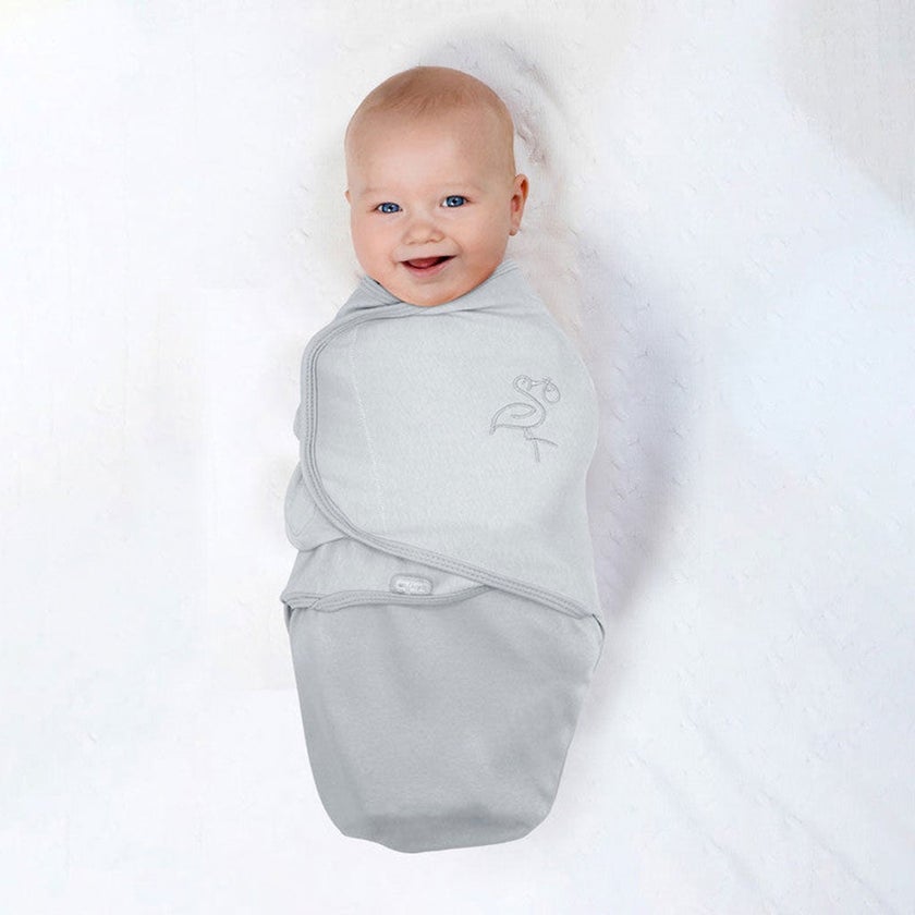 Babyjem Baby Cotton Swaddle For 0-4 Months - Grey