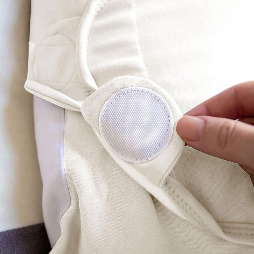 Babyjem Baby Cotton Swaddle For 0-4 Months - Ecru