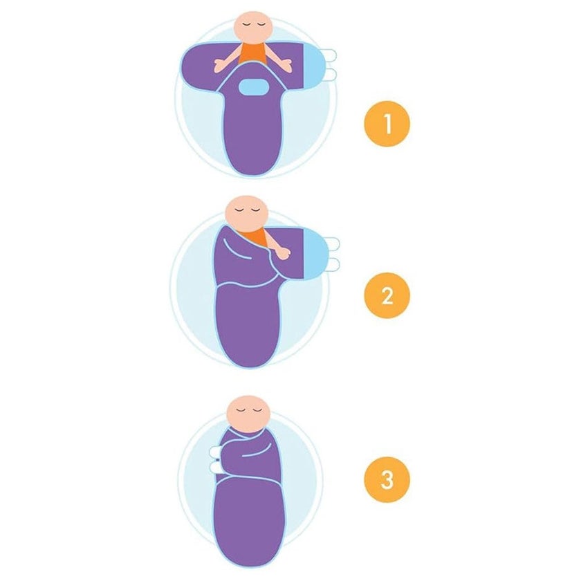 Babyjem Baby Cotton Swaddle For 0-4 Months - Ecru