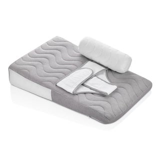 Babyjem Baby Reflux Pillow With Belt For 0-6 Months - Grey