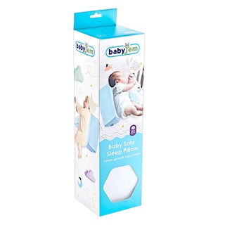 Babyjem Baby Side Sleep Positioner Pillow For 0-6 Months - White