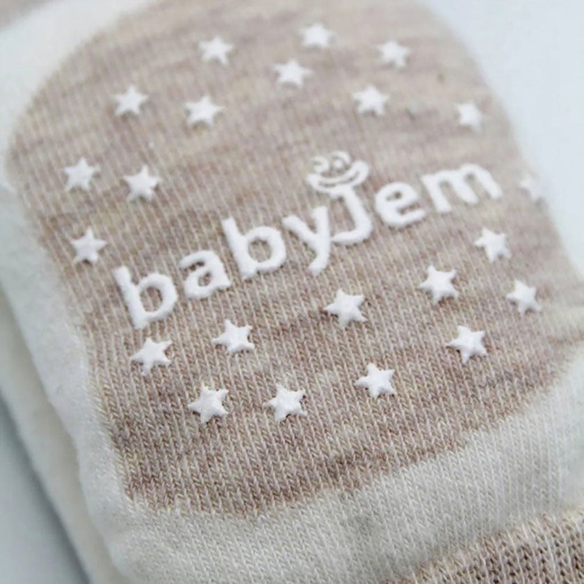 Babyjem Protective Baby Knee Pad For 6+ Month - Grey