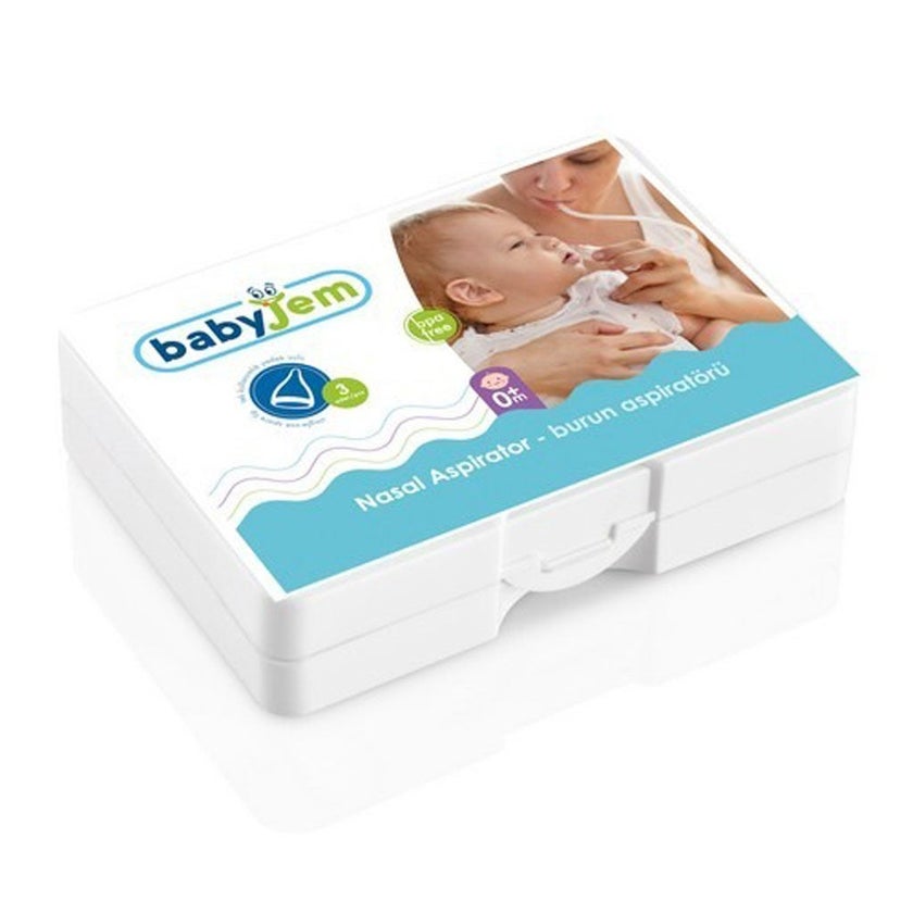 Babyjem Nasal Aspirator Refill Set For 0-3 Months Infant, Pack of 10'