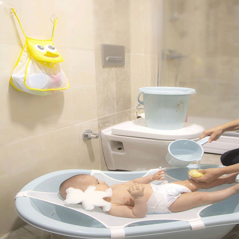Babyjem Duck Shaped Bath Toy Organizer Bag