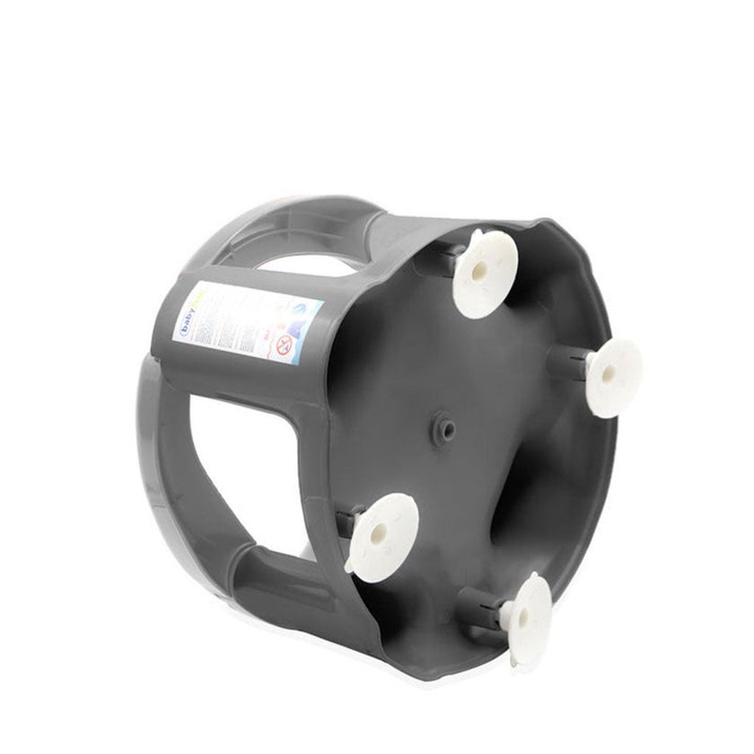 Babyjem Anti Slip Baby Bath & Feeding Seat For 6+ Month Infant, Color - Grey