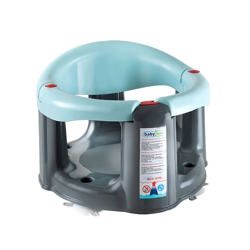 Babyjem Anti Slip Baby Bath & Feeding Seat For 6+ Month Infant, Color - Turquoise