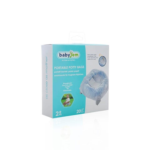 Babyjem Refill Portable Potty Bags, Pack of 20's