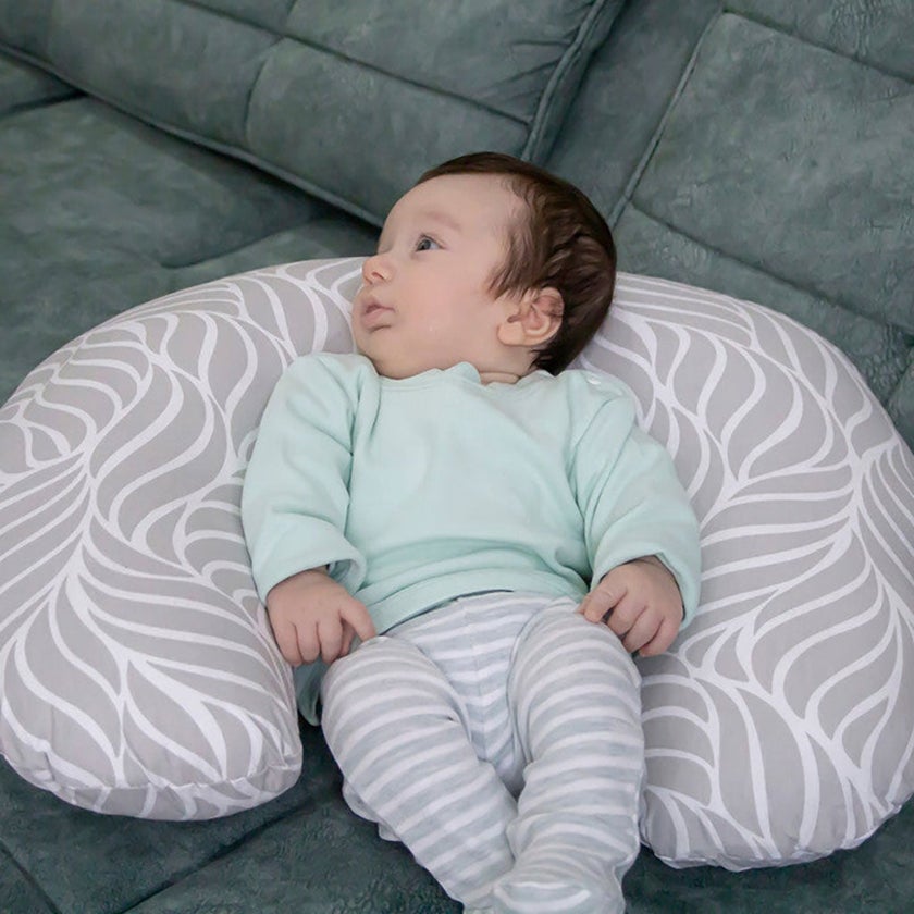 Babyjem Breast Feeding & Support Pillow - Grey