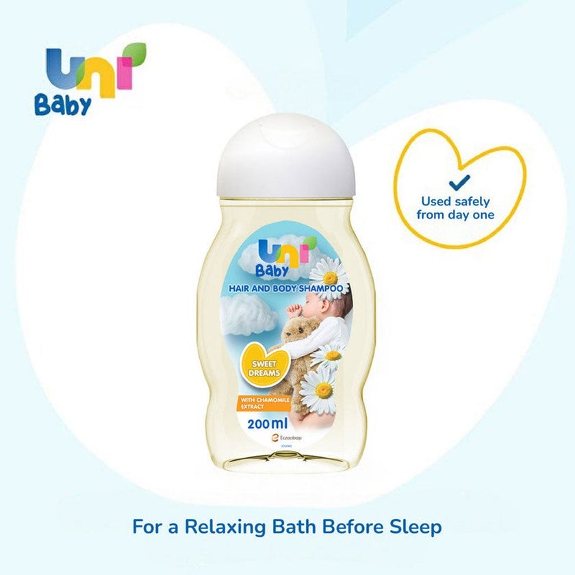 Uni Baby Sweet Dreams Hair & Body Shampoo 200ml