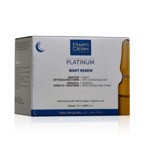Marti Derm Platinum Night Renew Ampoule, 2ml - 30 Ampoules