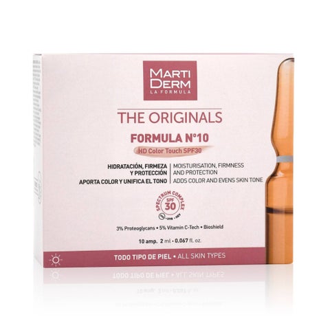 Marti Derm The Originals Formula N 10 HD Color Touch SPF 30, 2ml - 10 Ampoules