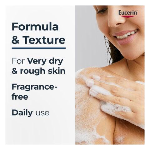 Eucerin 5% Urea Repair Gentle Shower Gel For Very Dry & Rough Skin 400ml 