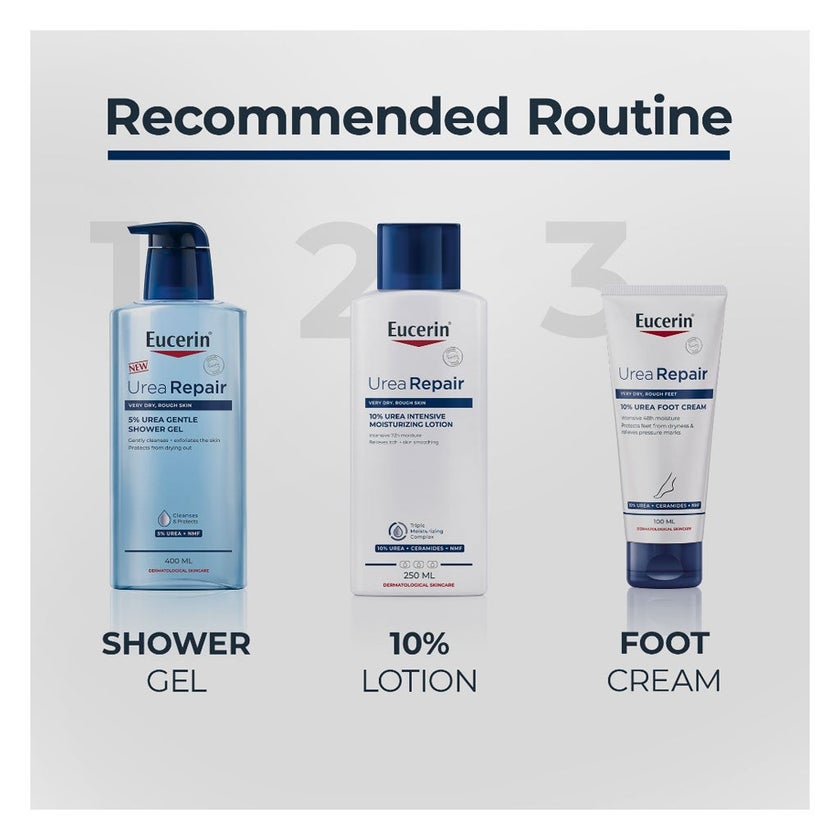 Eucerin 5% Urea Repair Gentle Shower Gel For Very Dry & Rough Skin 400ml 